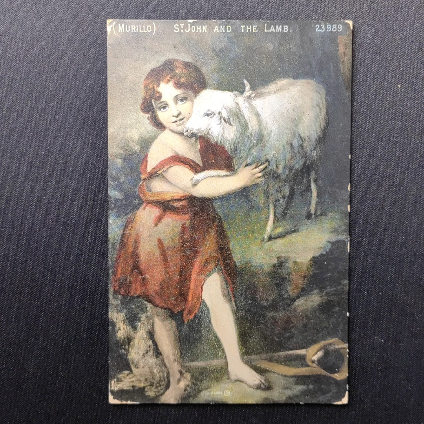 油画风格新专场 女孩和羔羊