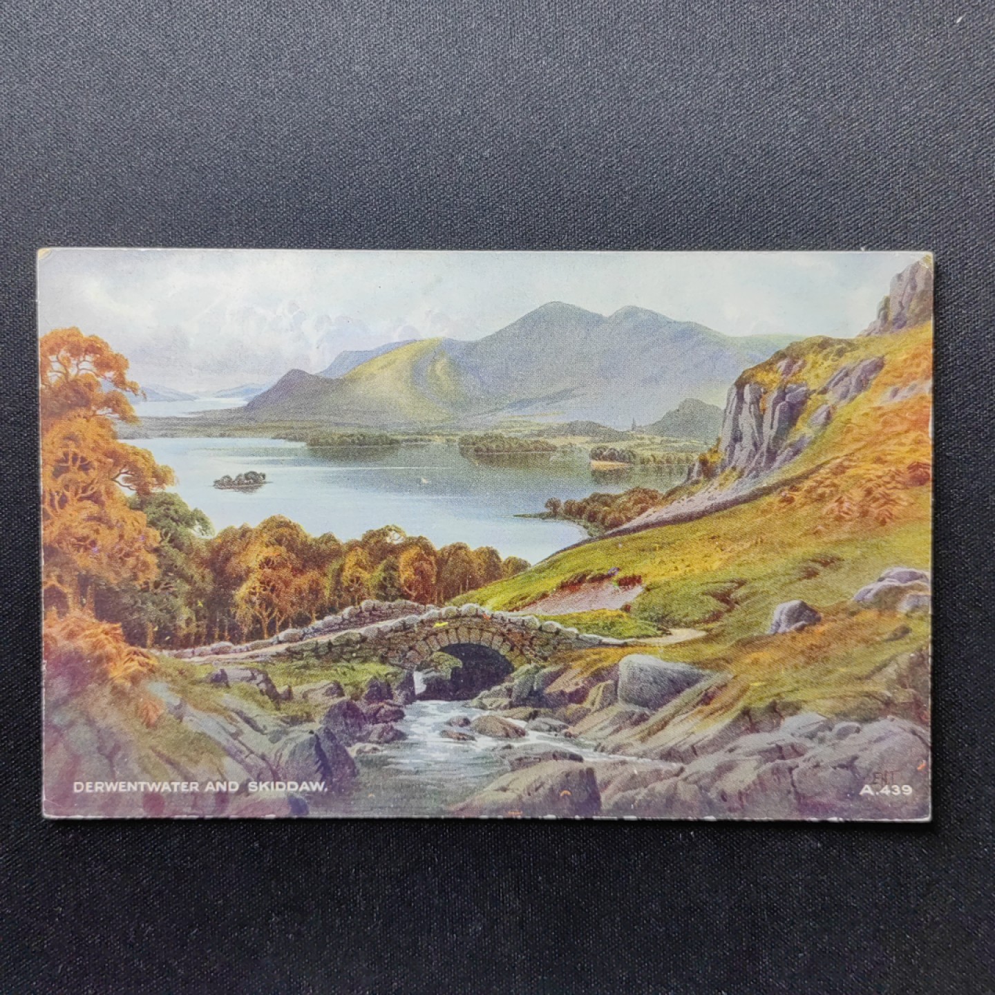 油画风格新专场 湖中小桥