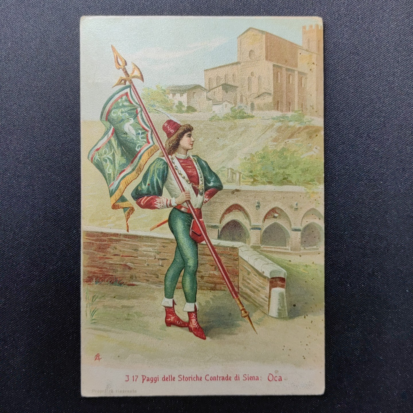 油画风格新专场 战士的旗帜