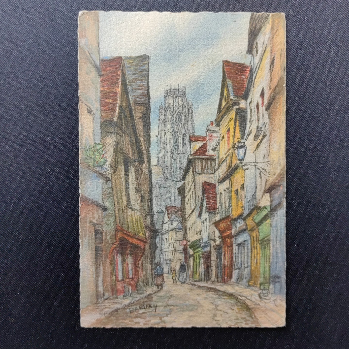 油画风格新专场 素描的街景