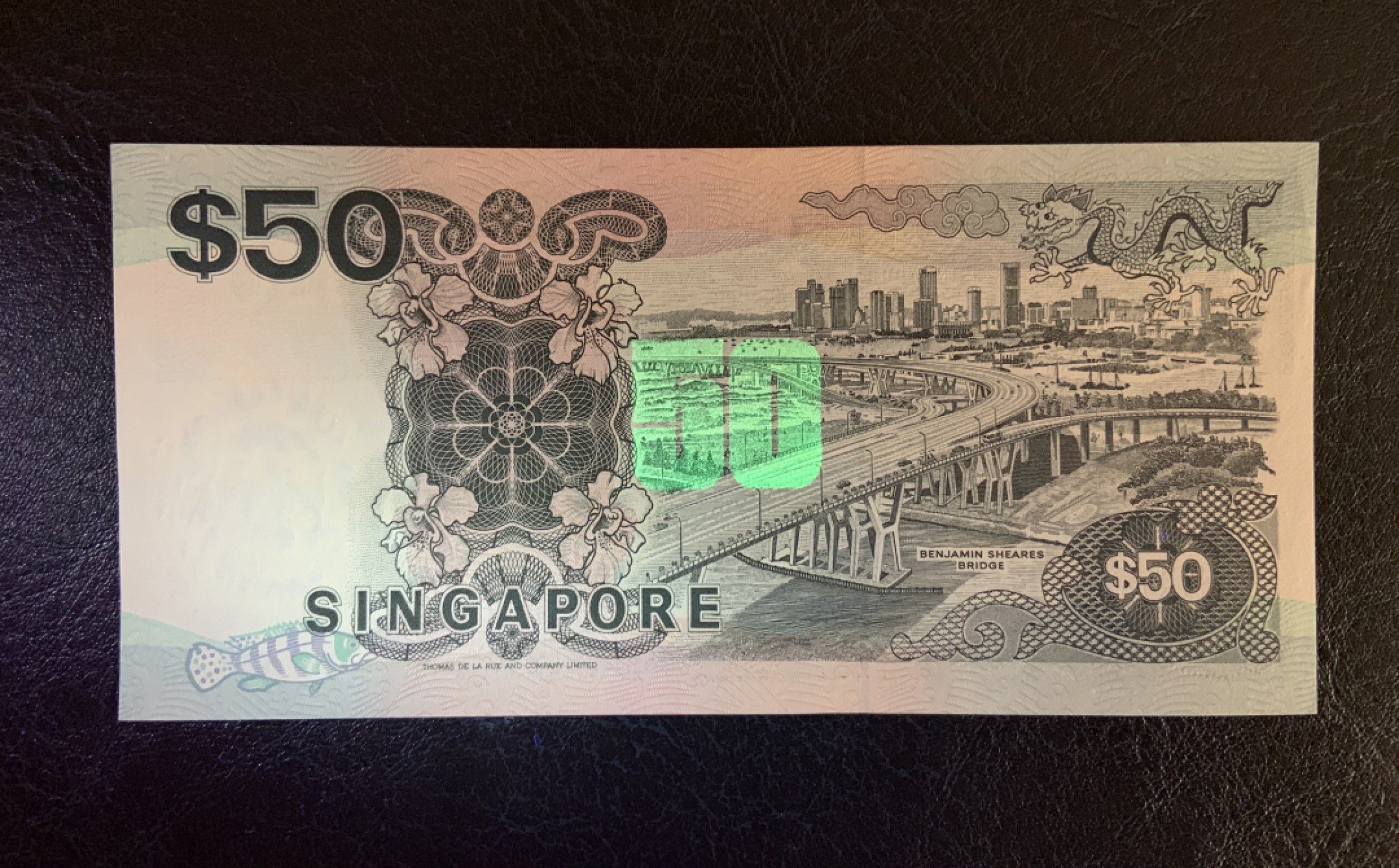 收藏联盟Quantum Auction 第182期拍卖 新加坡1997年船版50元 品相全新UNC