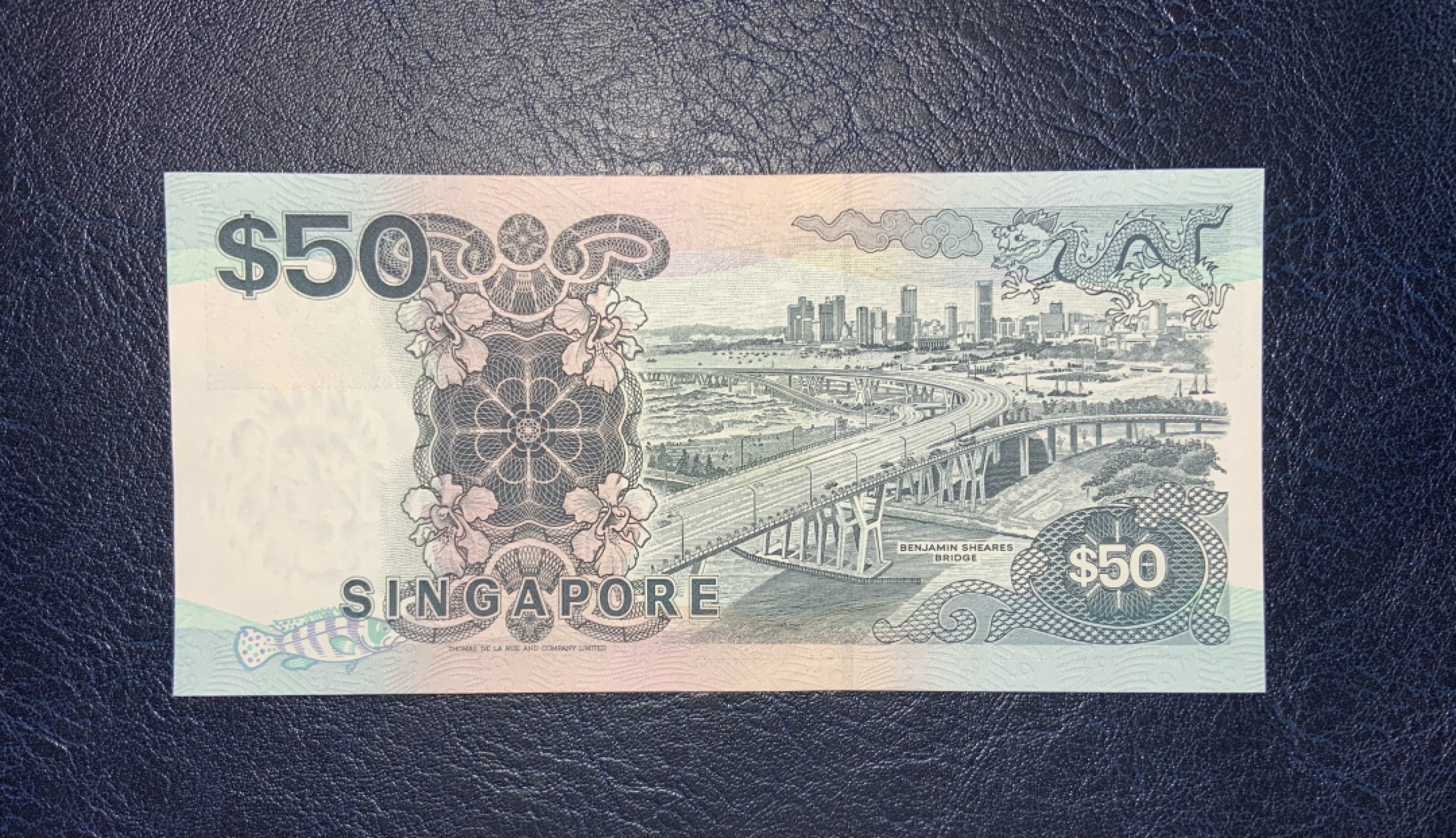 收藏联盟Quantum Auction 第182期拍卖 新加坡1997年船版50元 品相全新UNC