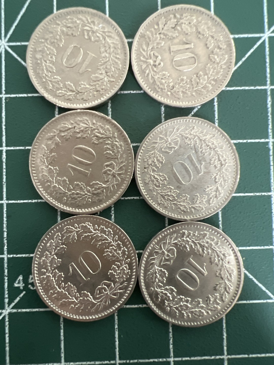 泡泡堂第四十四期  世界硬币邮票专场（无押金，无佣金，捡漏，全场20包邮，偏远地区除外） 瑞士十分六个