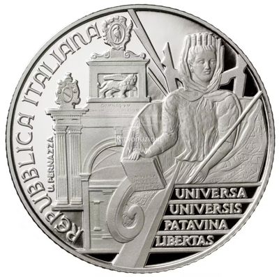 【海寧潮】拍卖第三十五期 - 【海寧潮】意大利2022年帕多瓦大学成立800周年精制纪念银币