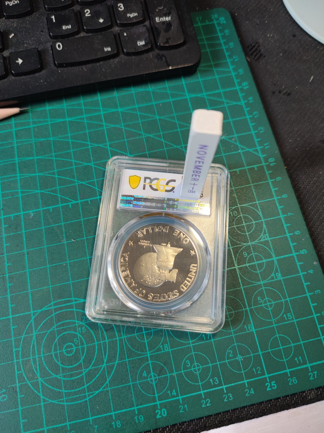 gush小明220805 1976美国二百周年纪念币 精制镜面，非银