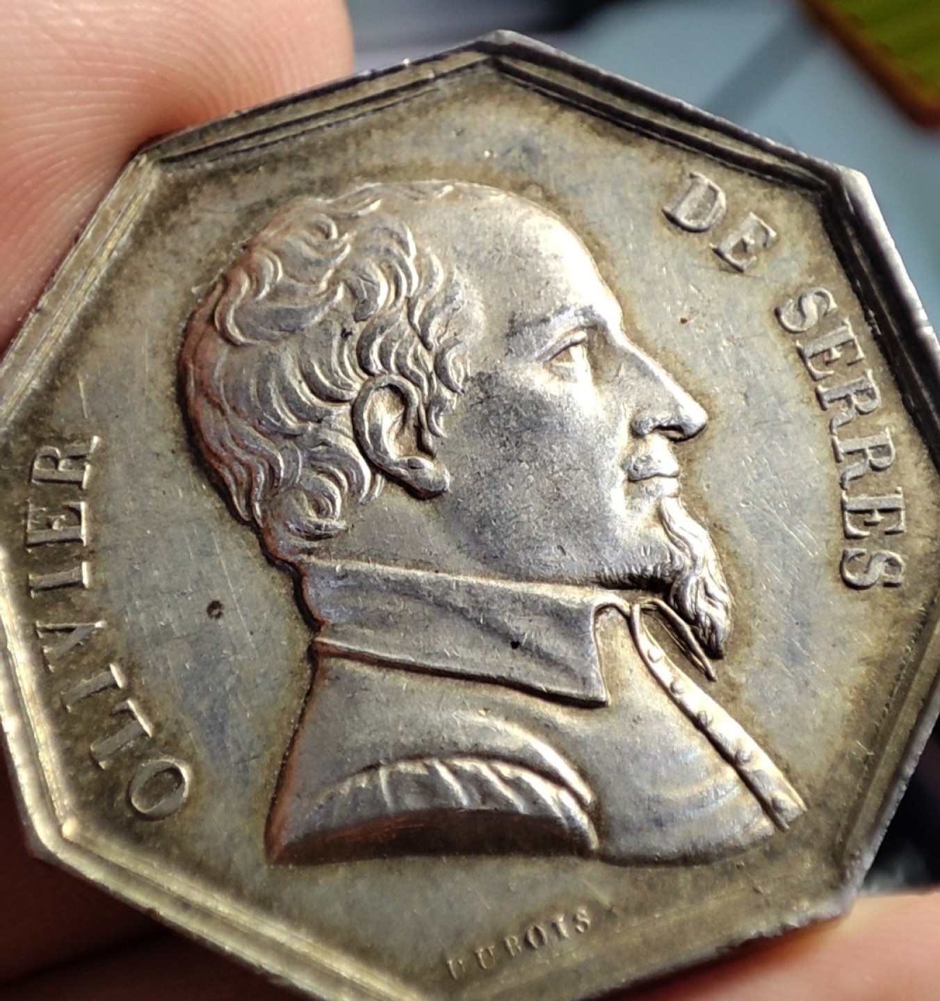 gush小明220805 法国农业之父八角银章很厚实