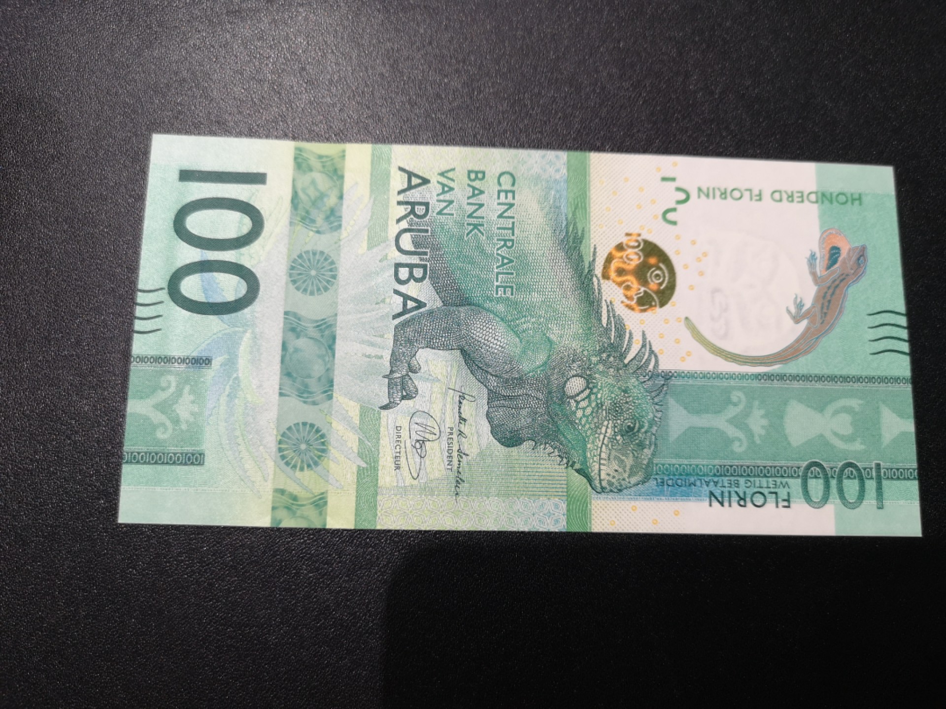 《外钞收藏家》第一百九十三期 阿鲁巴100 弗罗林 unc