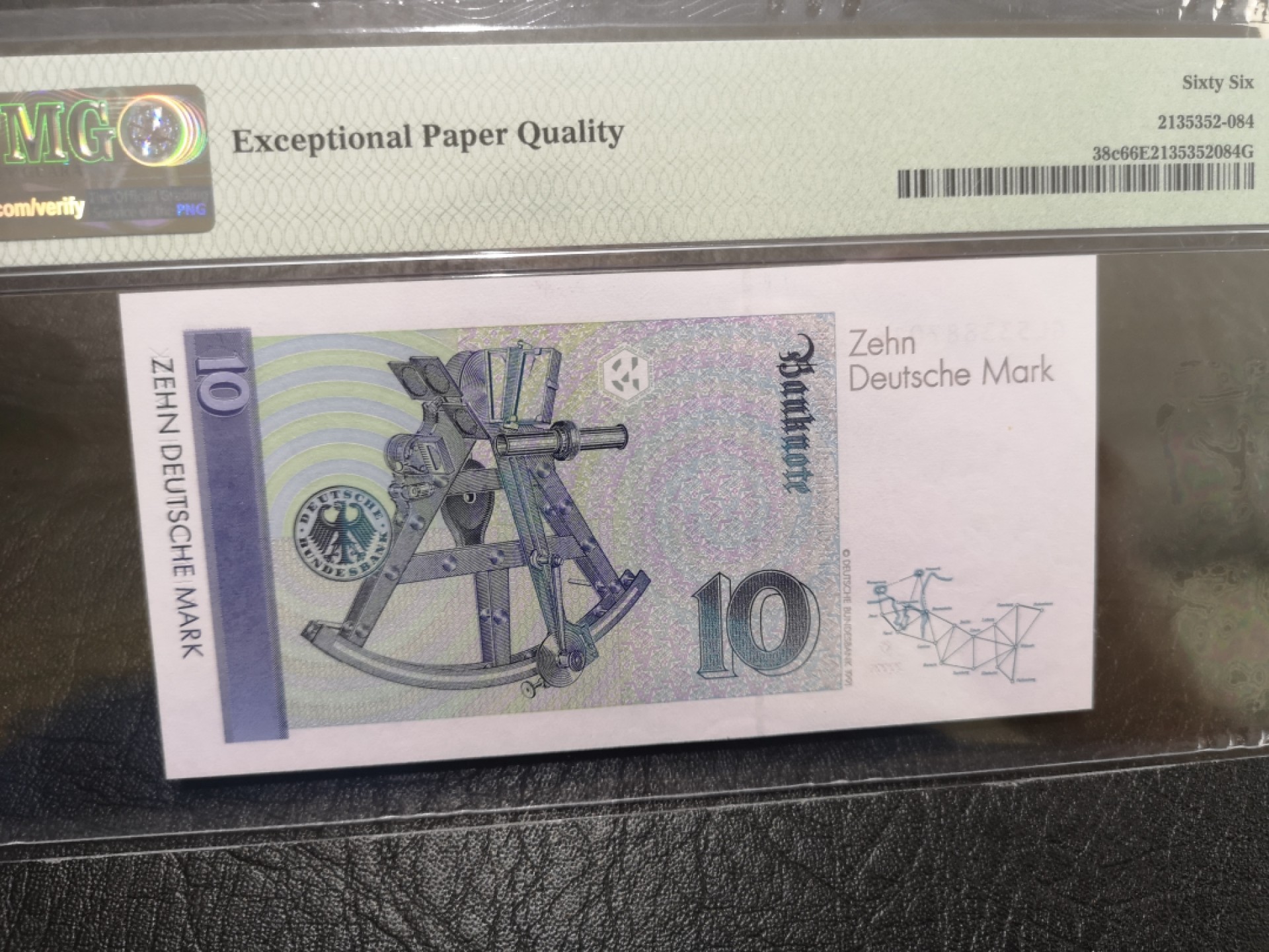 《外钞收藏家》第一百九十三期 1993年德国末版10马克 PMG66