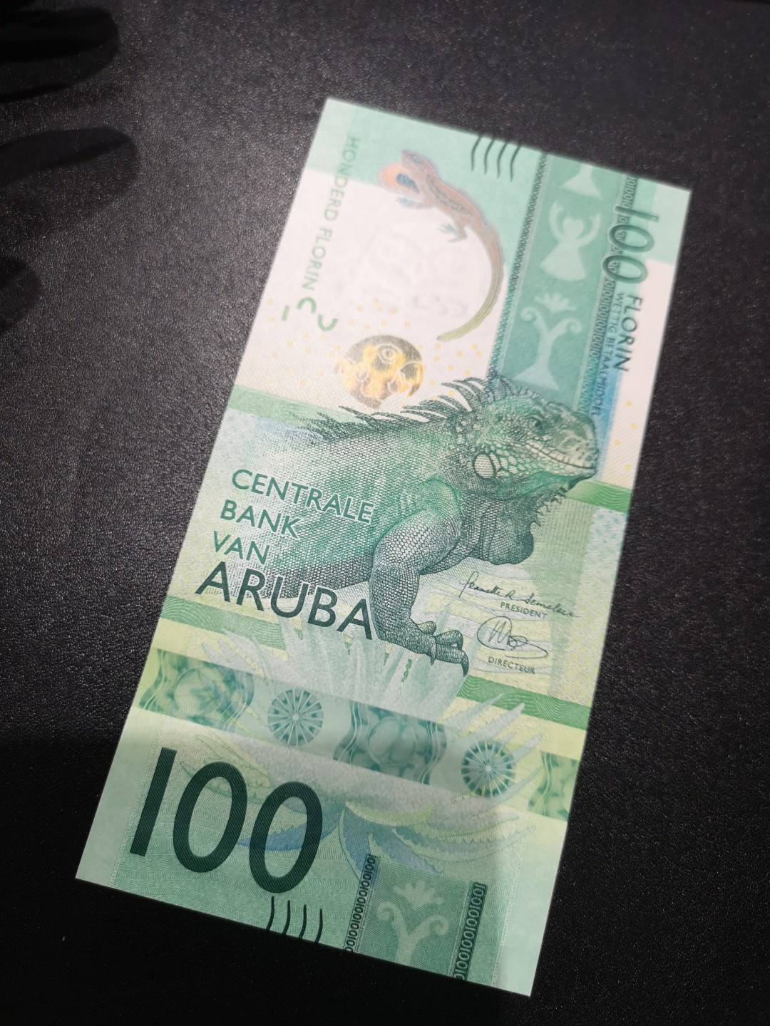 《外钞收藏家》第一百九十三期 阿鲁巴100 弗罗林 unc