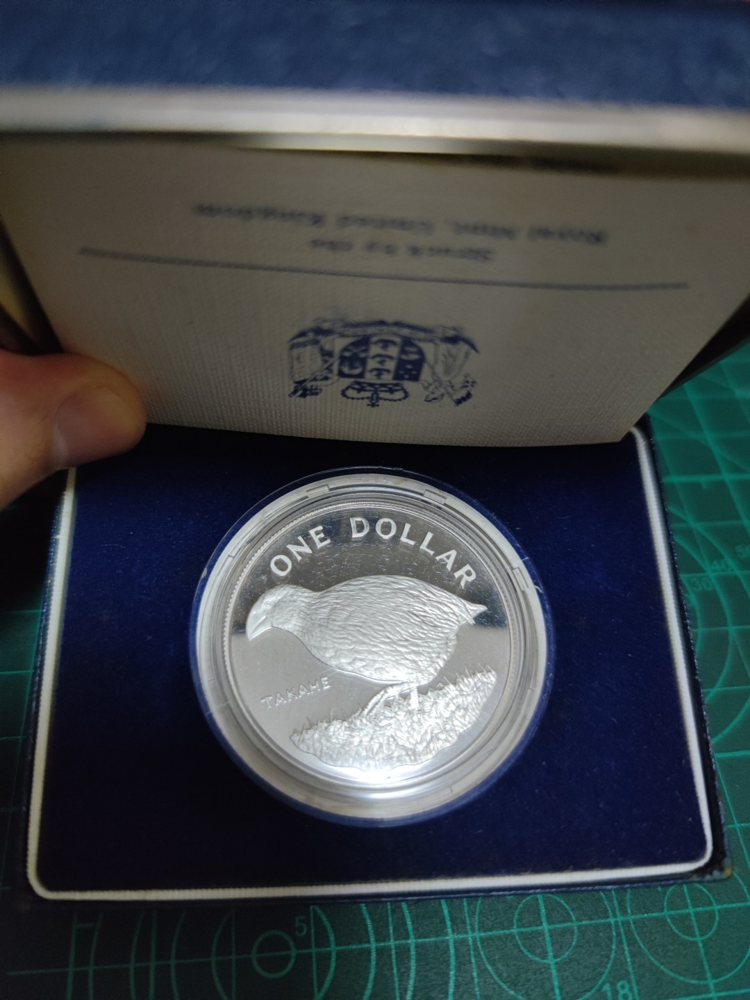 gush小明220805 原盒新西兰巨水鸡精制镜面银币