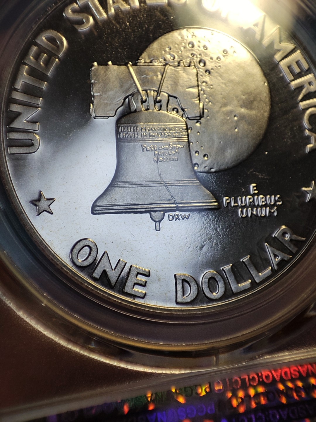 gush小明220805 1976美国二百周年纪念币 精制镜面，非银