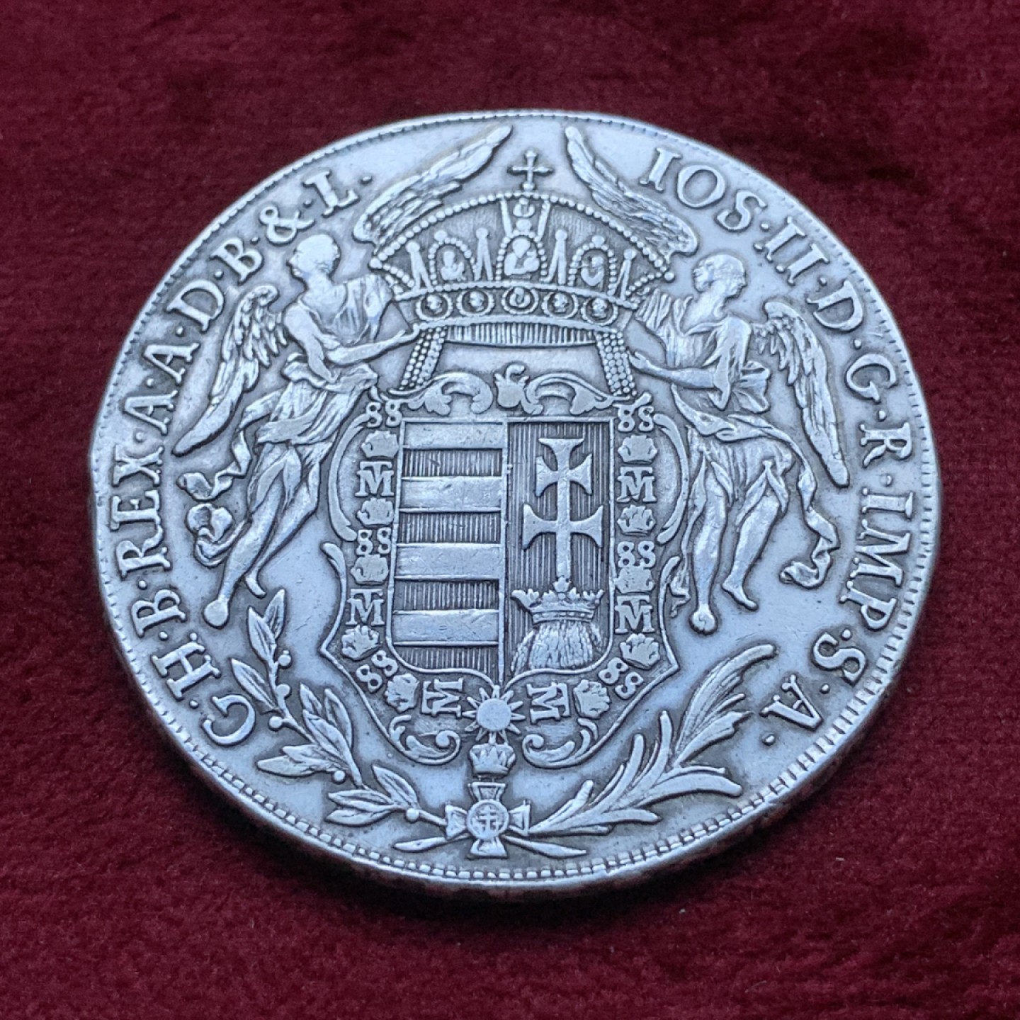 《竞宝斋》第82场-本周日，周一，周四3场拍卖（全场不限金额包邮） 匈牙利 神罗时期1782年 圣母抱婴 大泰勒 原味好品 眼睛清晰可见