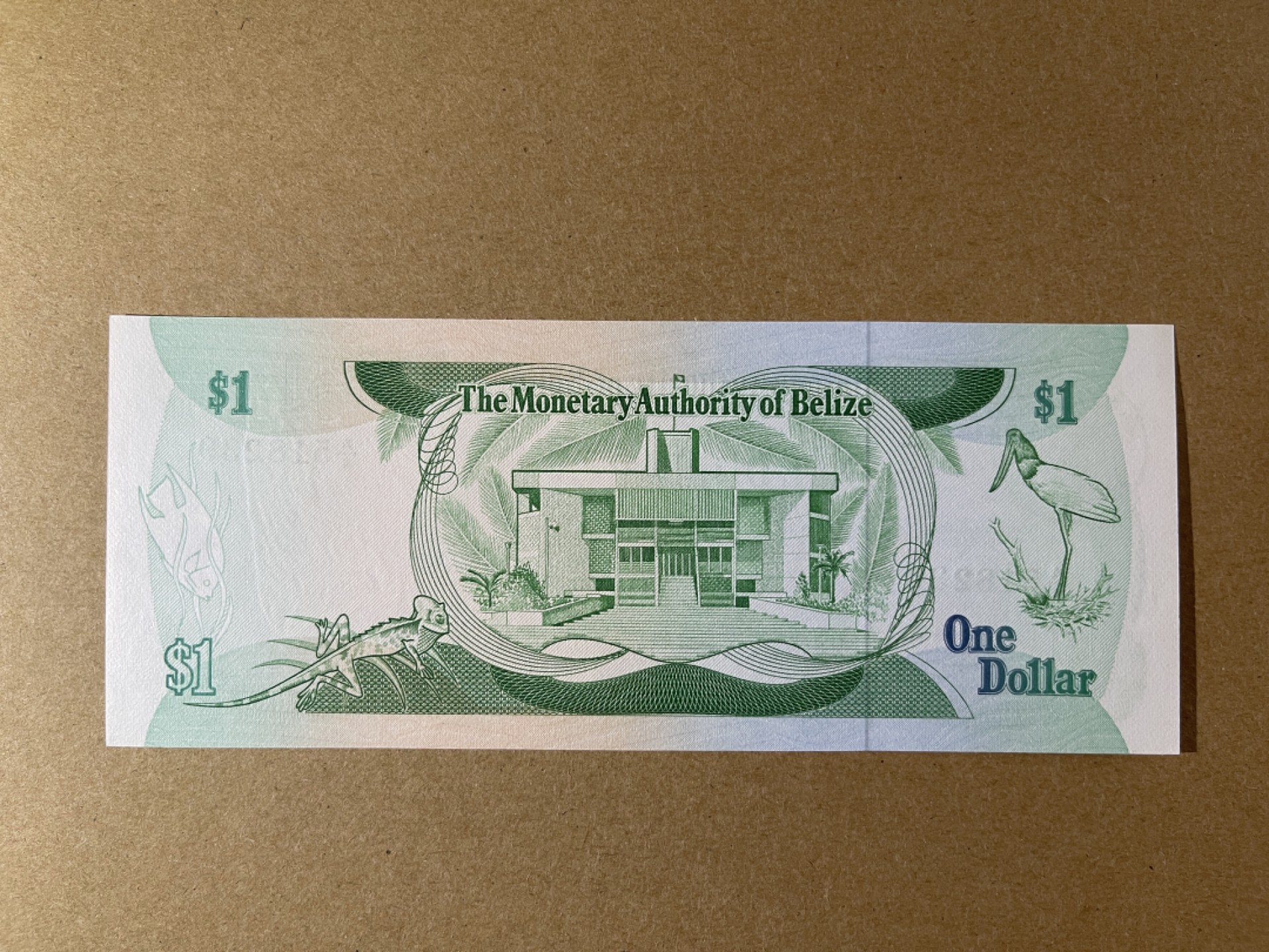《张总收藏》67期——外币精品 伯利兹1元 UNC 1980年 女王钞