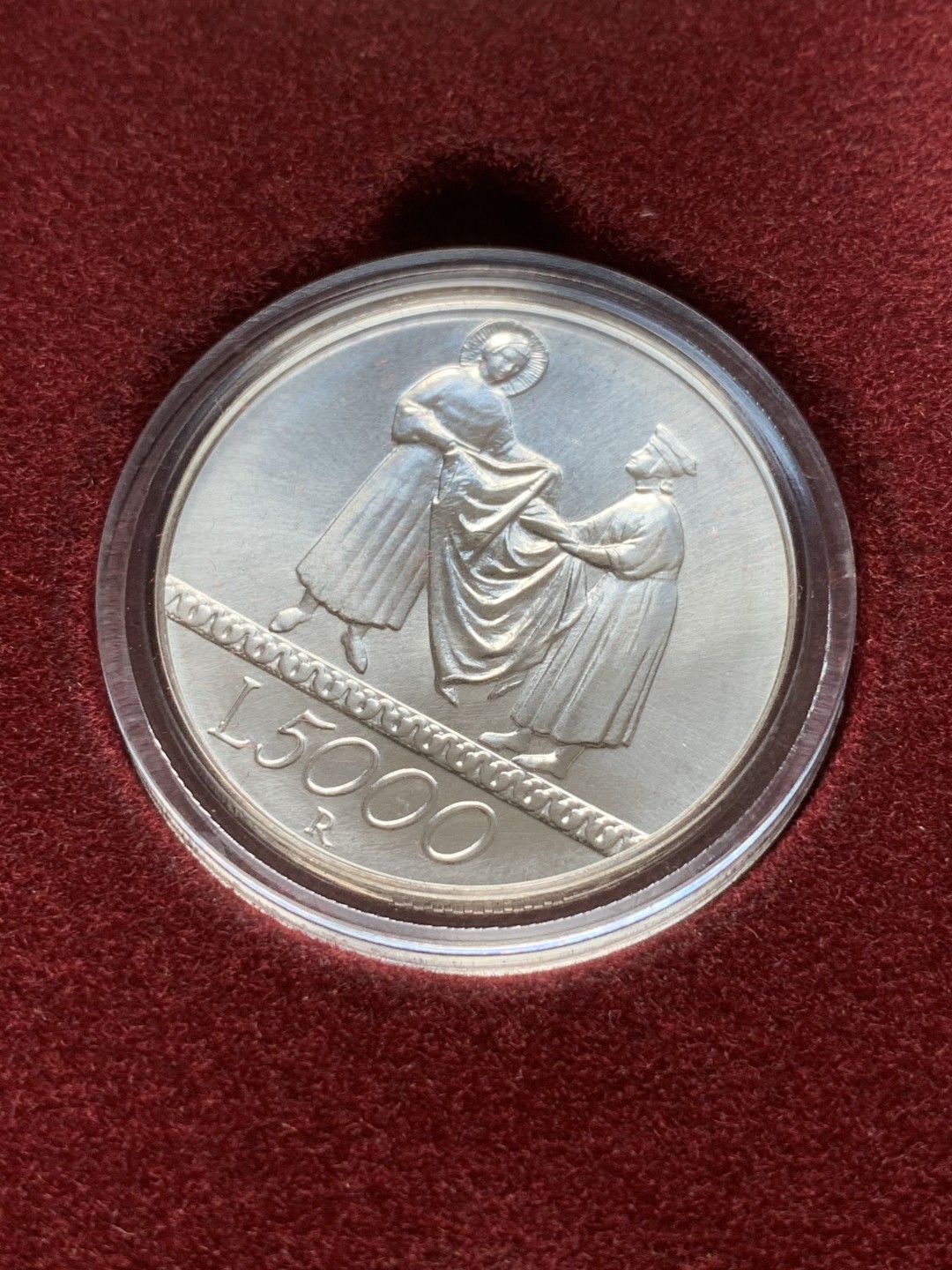 《竞宝斋》第82场-本周日，周一，周四3场拍卖（全场不限金额包邮） 盒证书 意大利1998-2000年 千禧年六枚装 2000/5000/10000里拉 银币 完美品