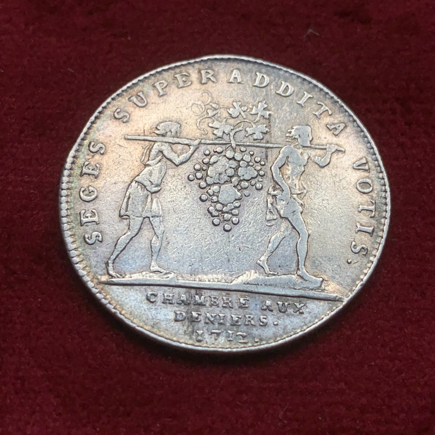 《竞宝斋》第82场-本周日，周一，周四3场拍卖（全场不限金额包邮） 法国 1712年 路易十四太阳王 JETON银质代币