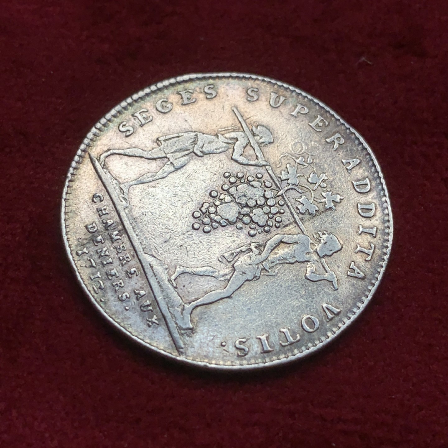 《竞宝斋》第82场-本周日，周一，周四3场拍卖（全场不限金额包邮） 法国 1712年 路易十四太阳王 JETON银质代币