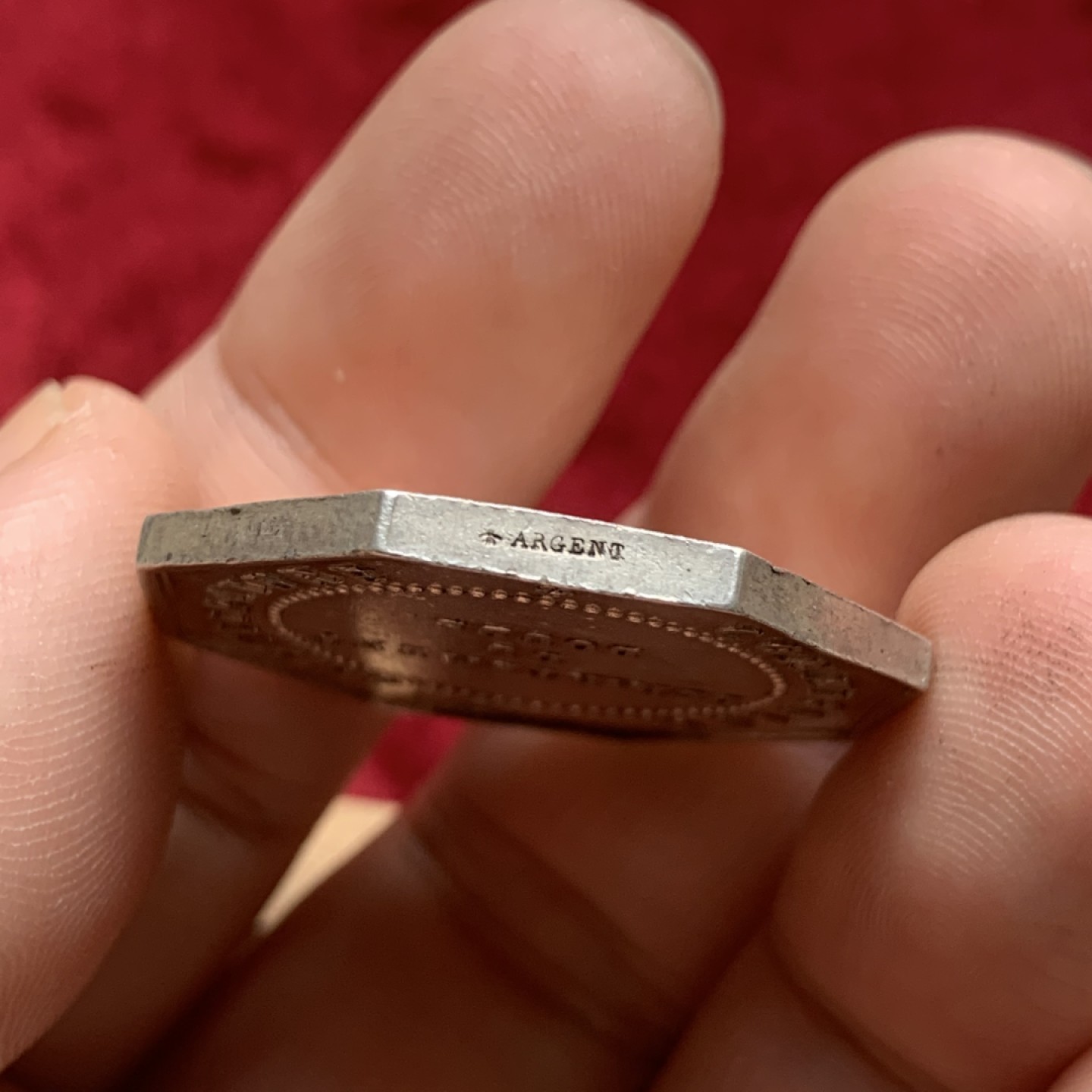 《竞宝斋》第82场-本周日，周一，周四3场拍卖（全场不限金额包邮） 法国 拿破仑三世杜步斯部 JETON银质八角