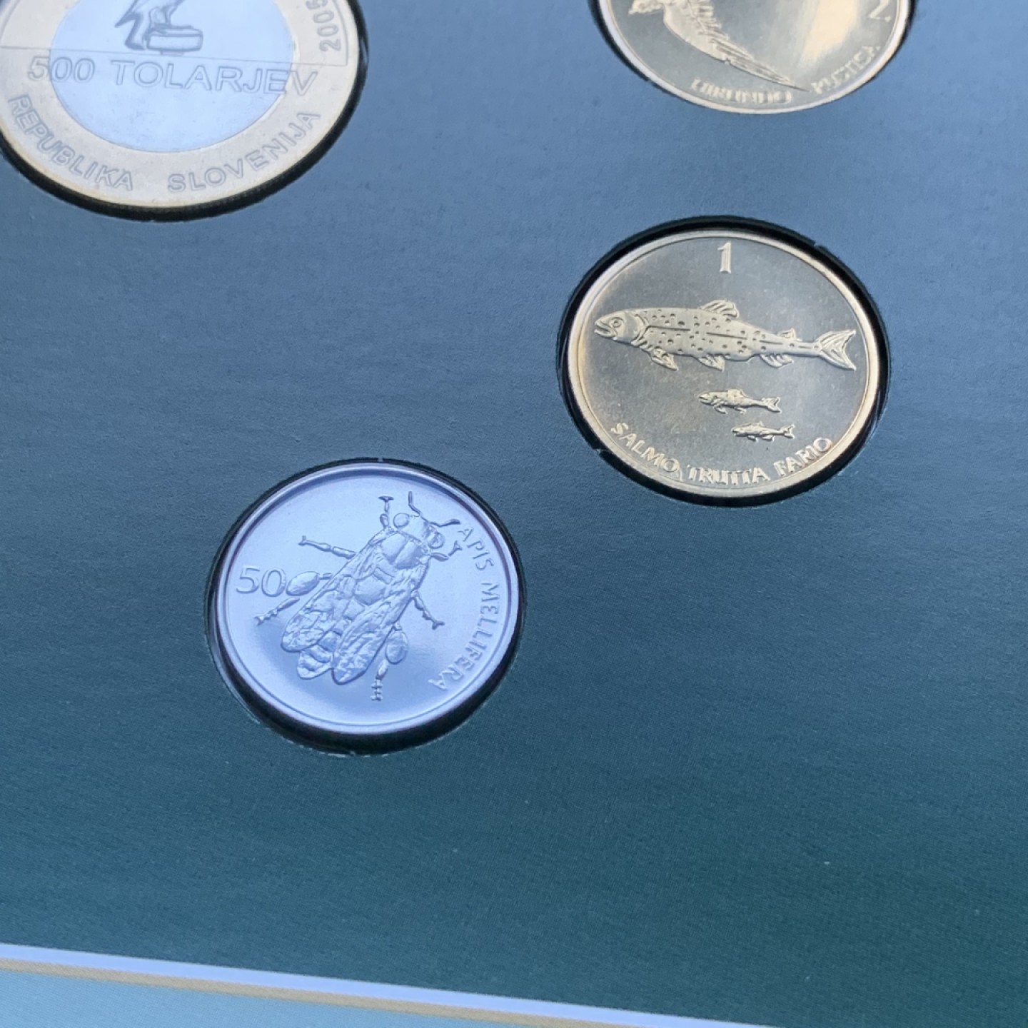 《竞宝斋》第82场-本周日，周一，周四3场拍卖（全场不限金额包邮） 卡装 斯洛文尼亚 2005年 十枚套 封装套币 稀少品种