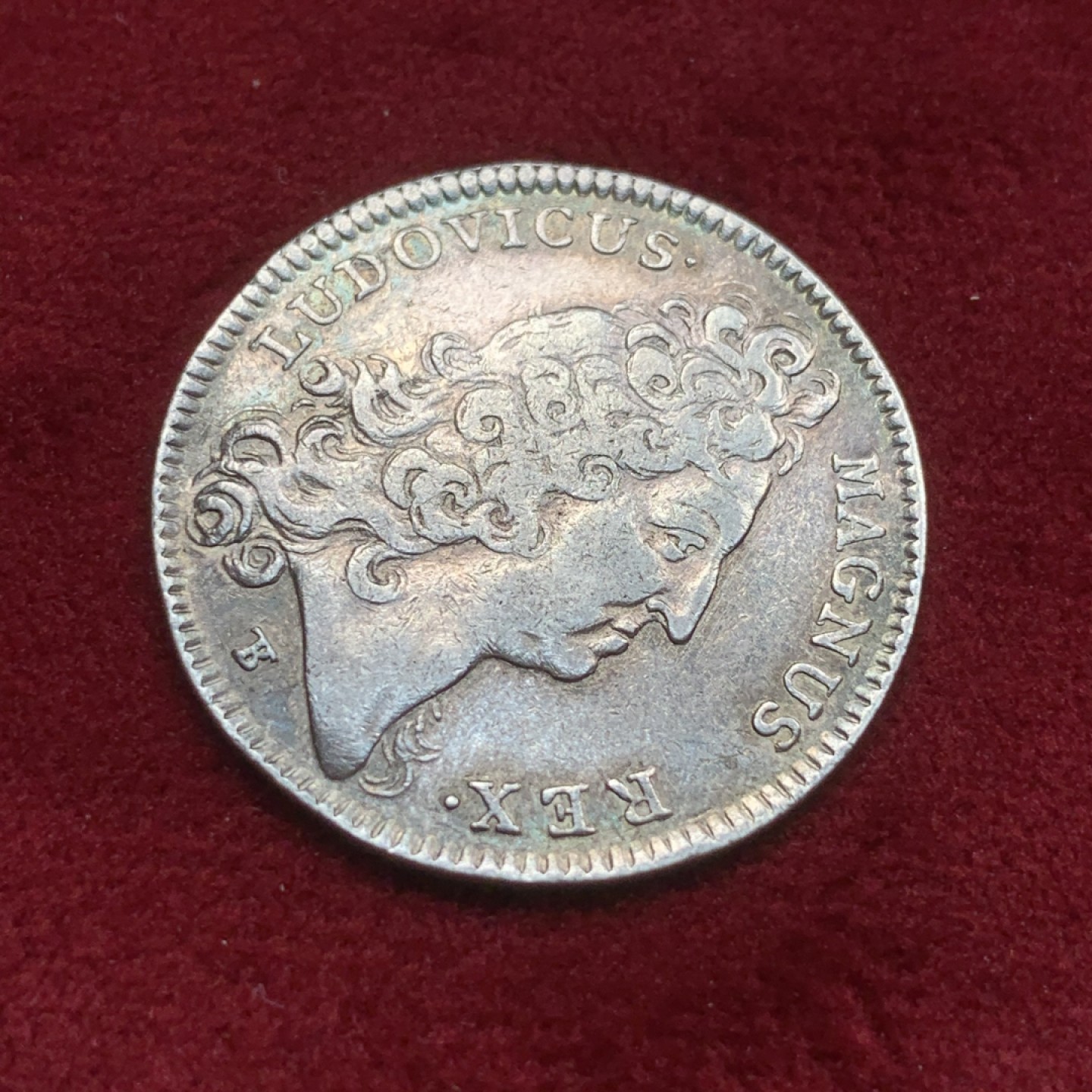 《竞宝斋》第82场-本周日，周一，周四3场拍卖（全场不限金额包邮） 法国 1712年 路易十四太阳王 JETON银质代币