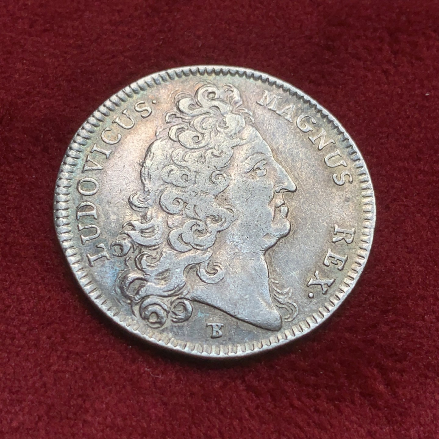 《竞宝斋》第82场-本周日，周一，周四3场拍卖（全场不限金额包邮） 法国 1712年 路易十四太阳王 JETON银质代币