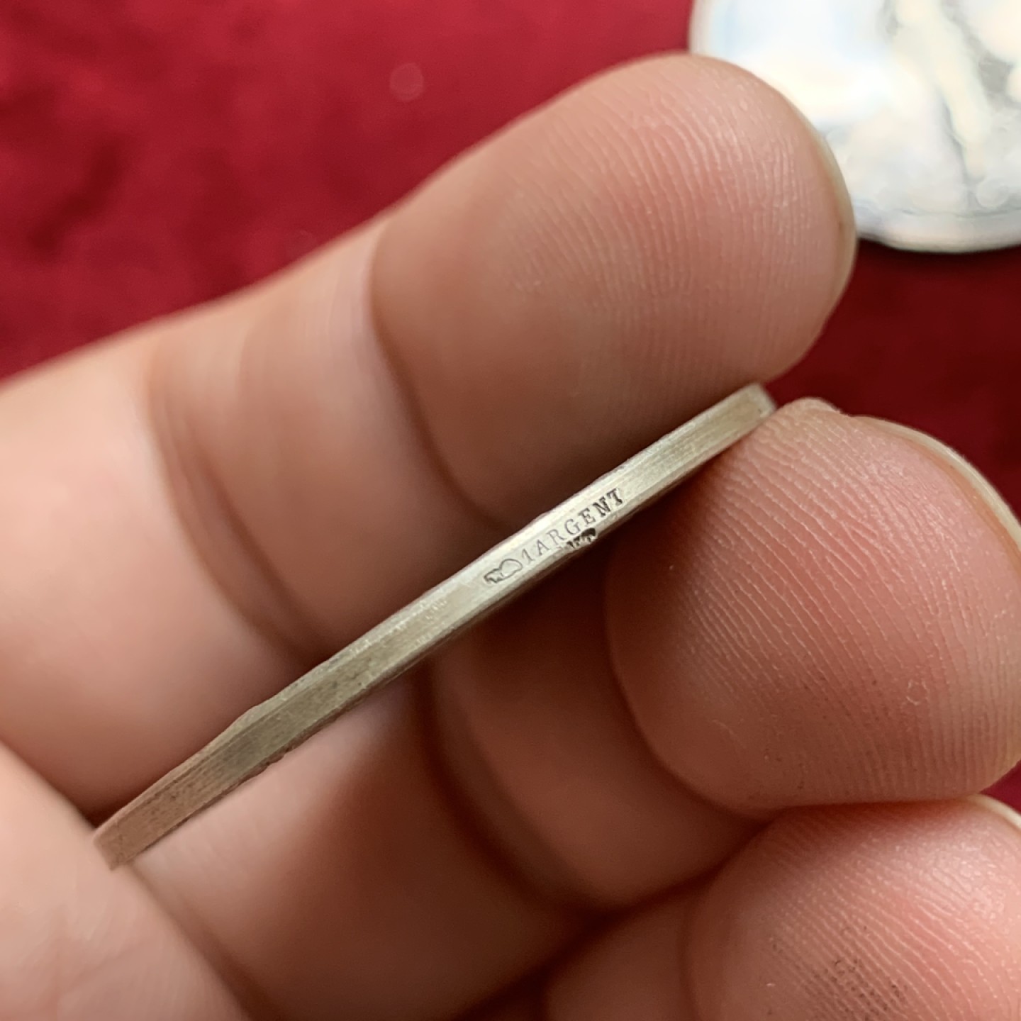 《竞宝斋》第82场-本周日，周一，周四3场拍卖（全场不限金额包邮） 法国 1822年 工业与手工业部贸易女神 JETON银质代币  好品