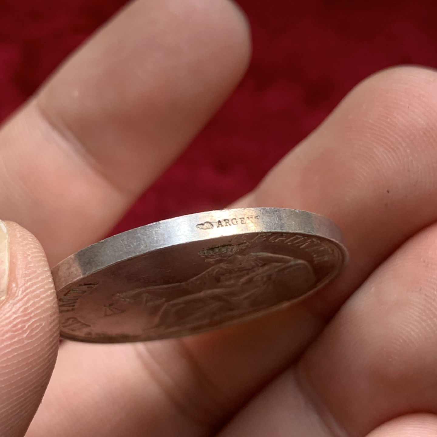 《竞宝斋》第82场-本周日，周一，周四3场拍卖（全场不限金额包邮） 法国 1824年 公证人 JETON银质代币