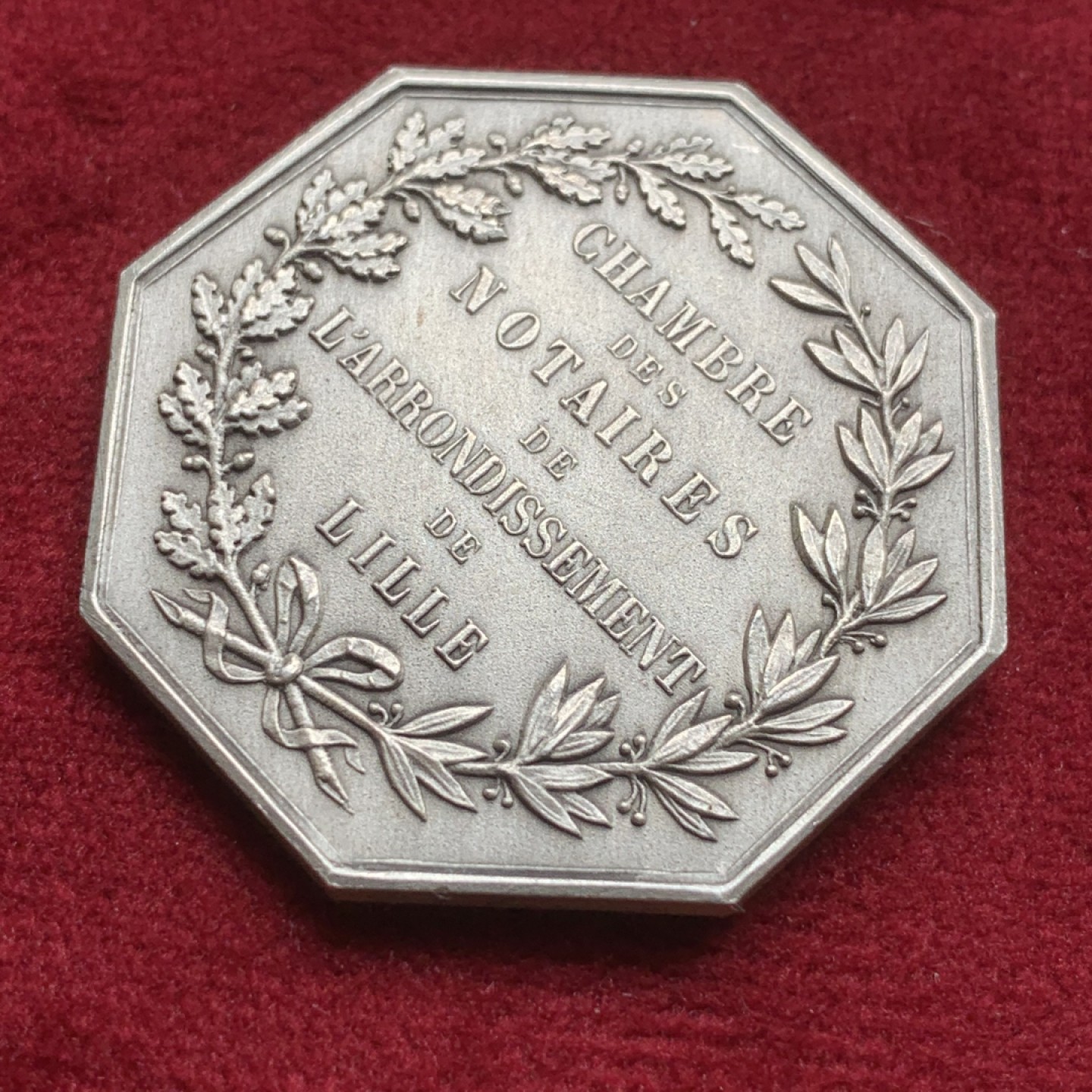 《竞宝斋》第82场-本周日，周一，周四3场拍卖（全场不限金额包邮） 法国 19-20世纪 伊勒区公证处 JETON银质八角 