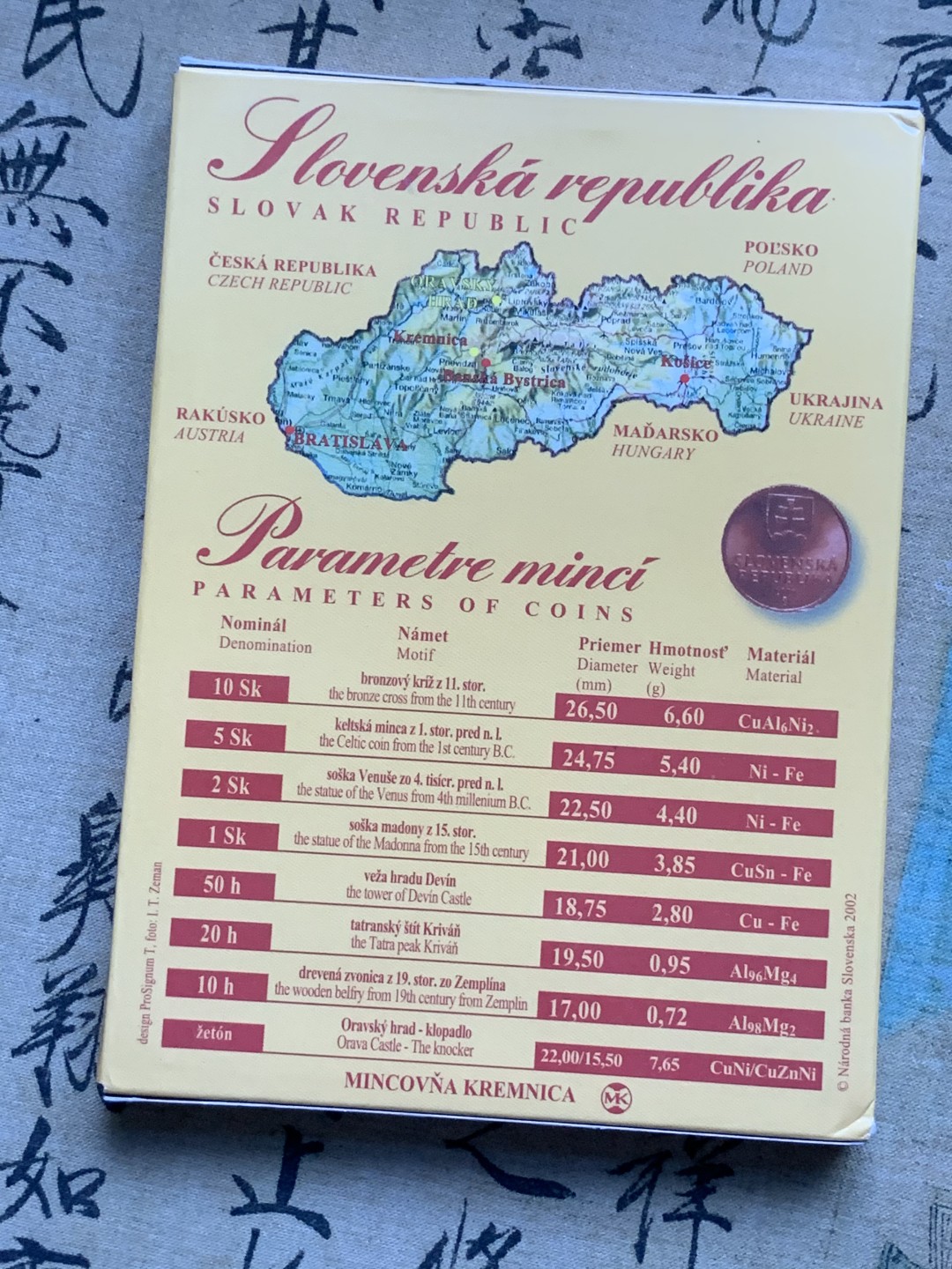 《竞宝斋》第82场-本周日，周一，周四3场拍卖（全场不限金额包邮） 卡装 斯洛伐克2003年 八枚套 封装套币 少见