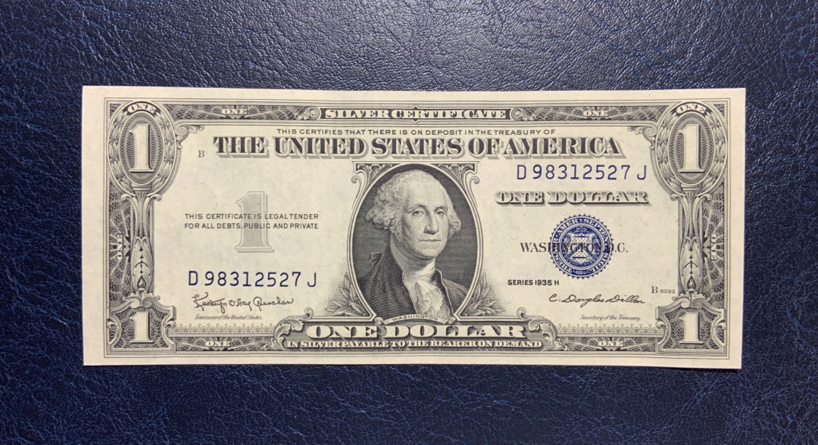 收藏联盟Quantum Auction 第182期拍卖 美国1935年1美元 品相全新UNC 银币券