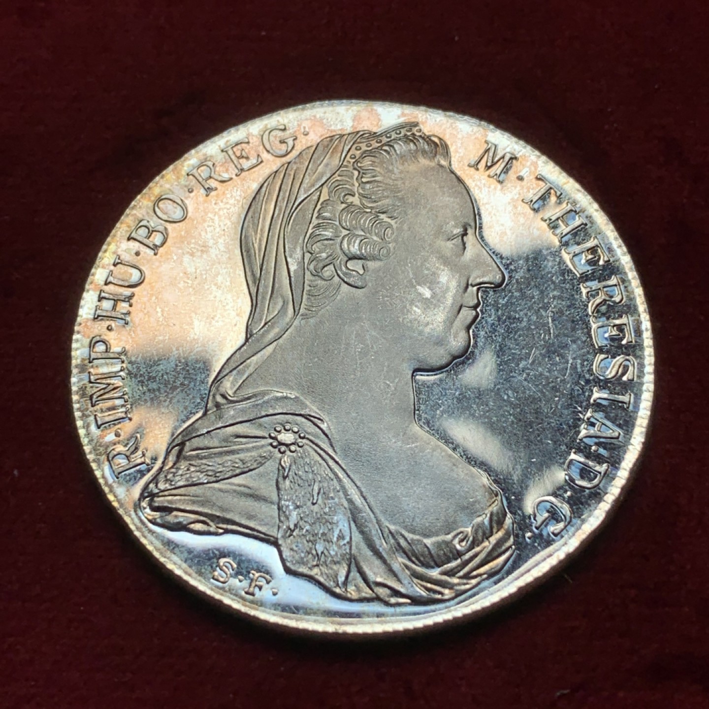 《竞宝斋》第82场-本周日，周一，周四3场拍卖（全场不限金额包邮） 奥匈 1780年 大奶妈 精制大银币 镜面效果