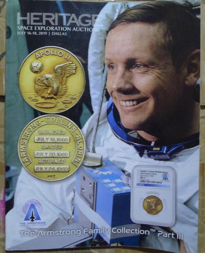 世界钱币章牌书籍专场拍卖第58期 - 美国登月宇航员阿姆斯特朗相关收藏以及其他拍卖目录