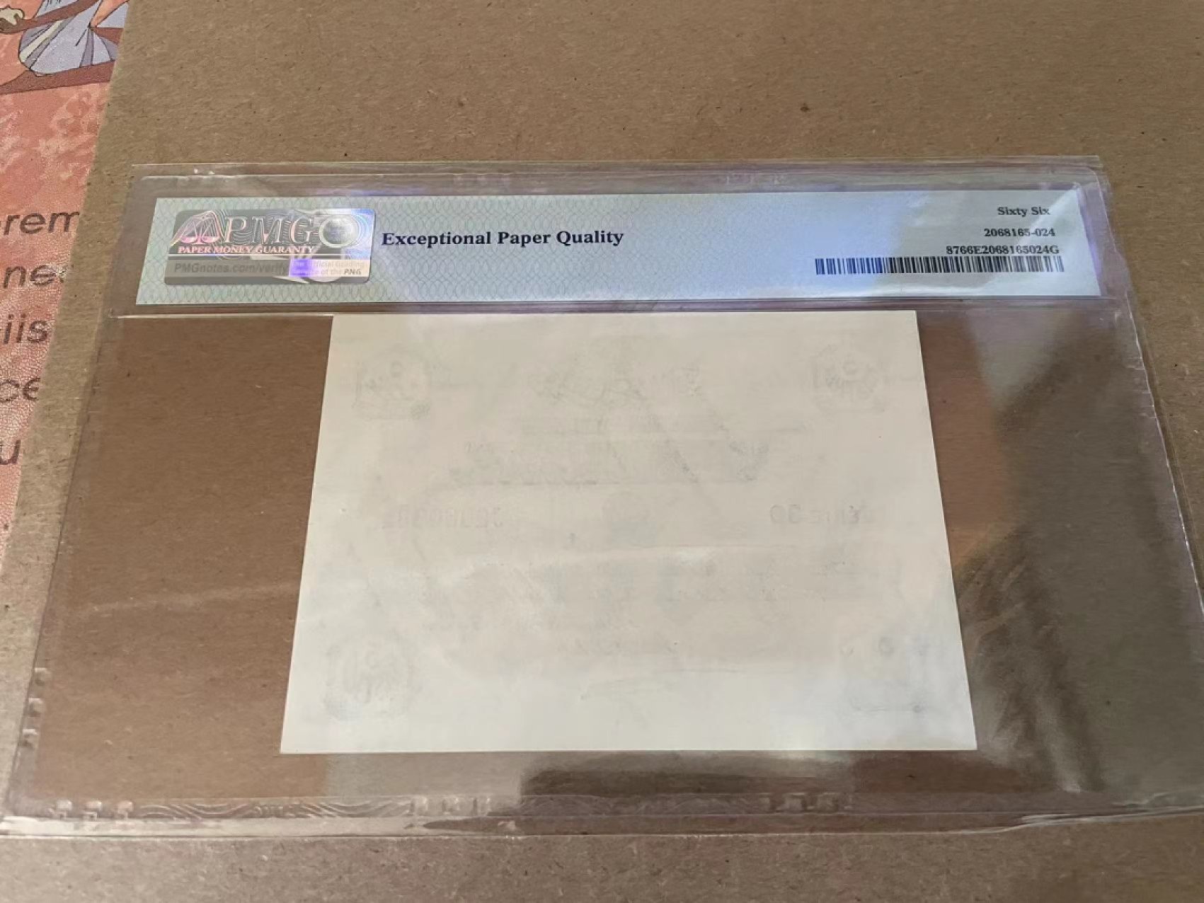 【Blue Auction】✨世界纸币精拍第212期  【亚军分无47 满版水印 百年风云】奥斯曼土耳其帝国 1916年5皮阿斯特 PMG66EPQ  