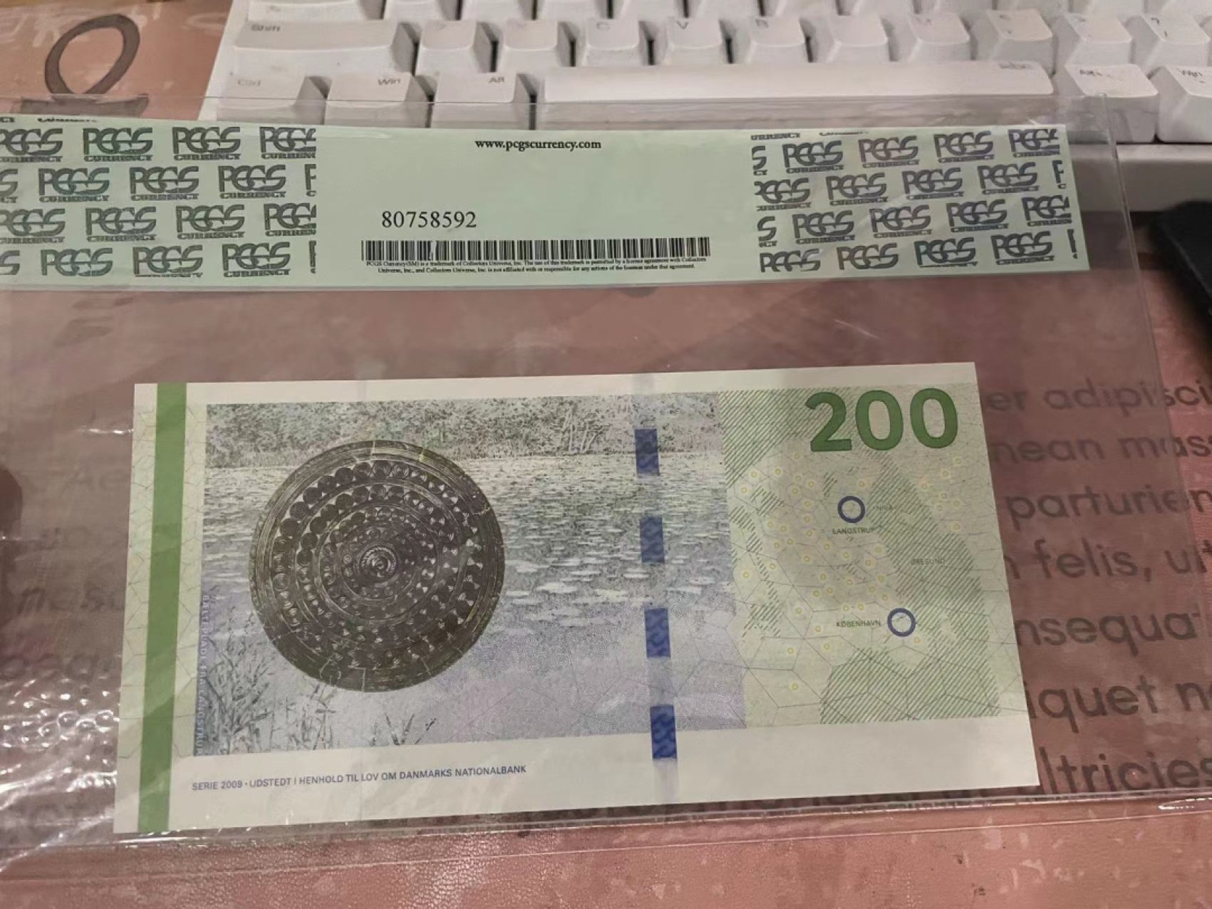 【Blue Auction】✨世界纸币精拍第212期  【无47】丹麦  2015年200克朗 PCGS67EPQ 绿标