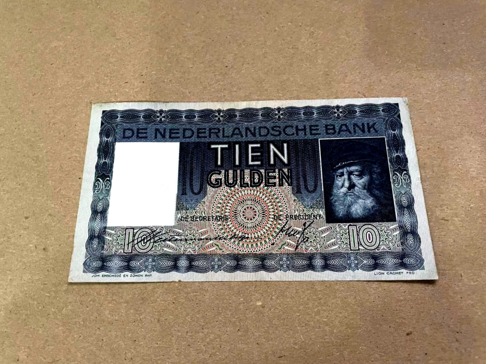 【Blue Auction】✨世界纸币精拍第212期  荷兰 1933-39年10盾 经典大胡子 品相如图 精美