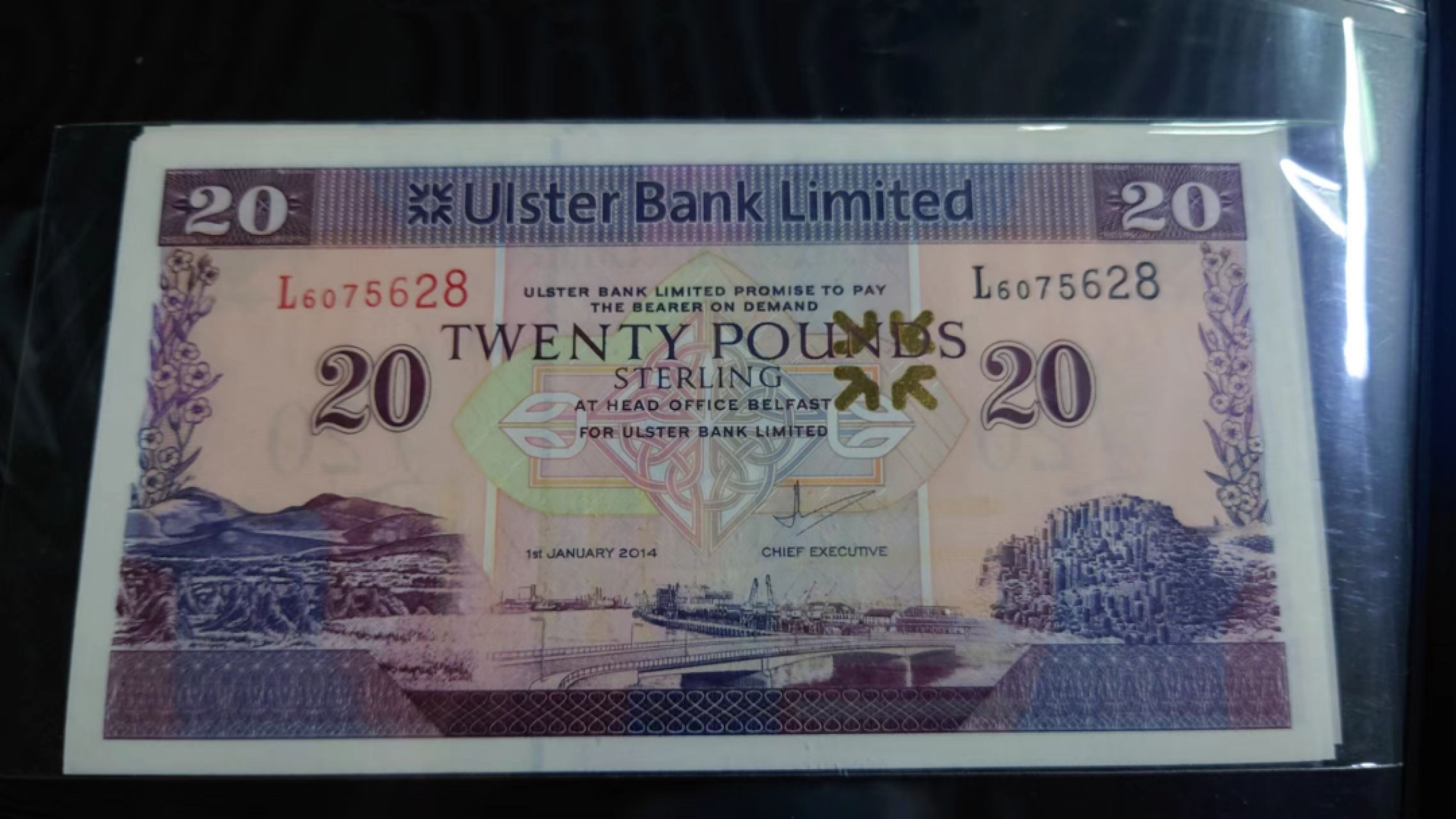 8月7日今日晚八点半【囧羊收藏】精选微拍第47期暨2022年第四期  众多精选新品 2014年北爱尔兰20镑 全新UNC 全程无47尾8