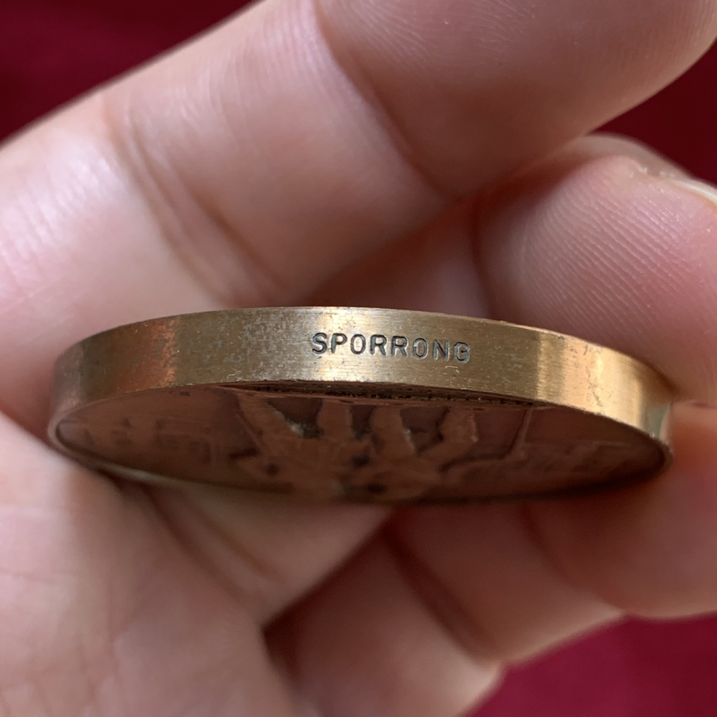 《竞宝斋》第83场-本周日，周一2场连拍（全场不限金额包邮） 瑞典  卡尔十三世 铜章 39.8mm 44.08克 铸造年代不详 细节见图 带编号