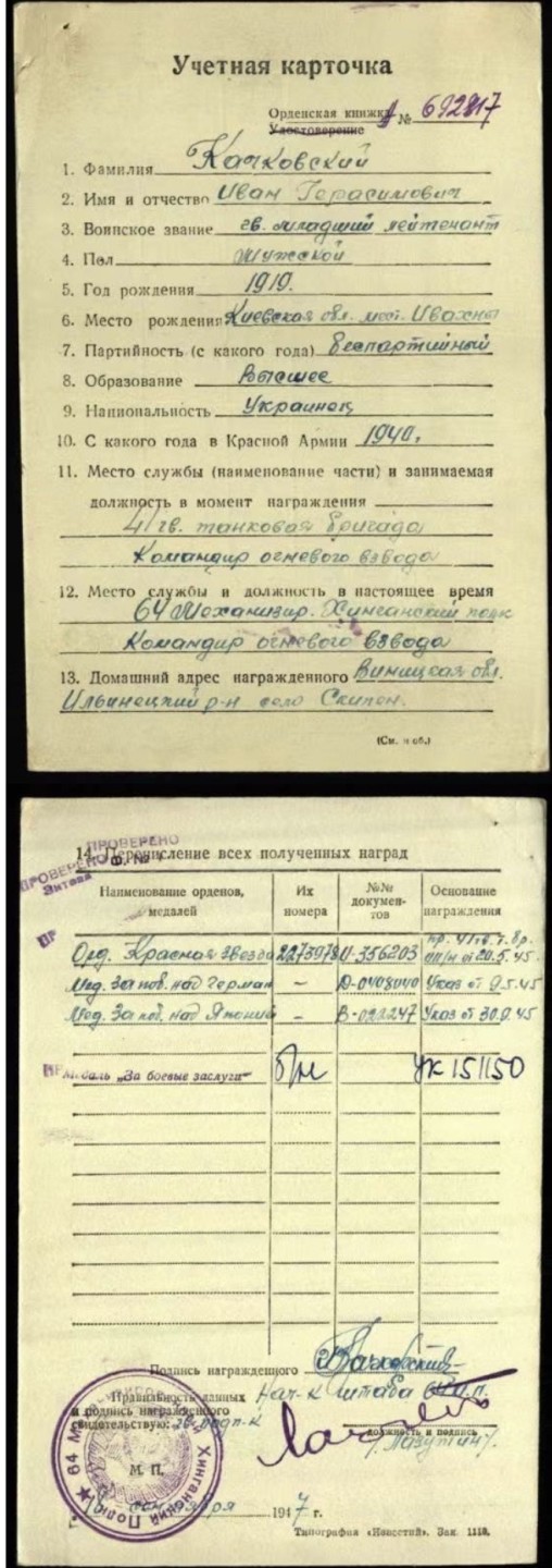 大猫徽章拍卖第199期  苏联红星勋章一对 自然配戴 有剥皮 档案齐全