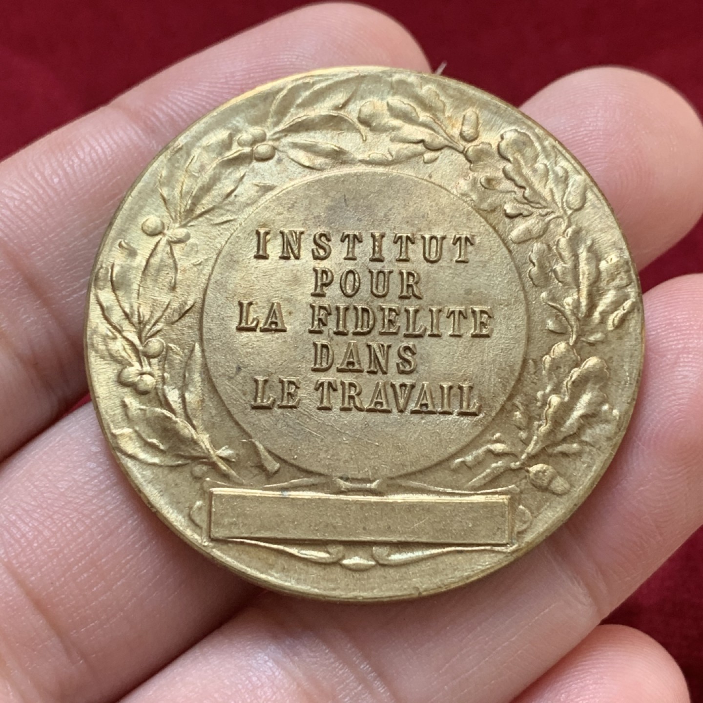 《竞宝斋》第83场-本周日，周一2场连拍（全场不限金额包邮） 法国 玛丽安娜女神 戎装像 铜章 29.2克 41.5mm 20世纪初