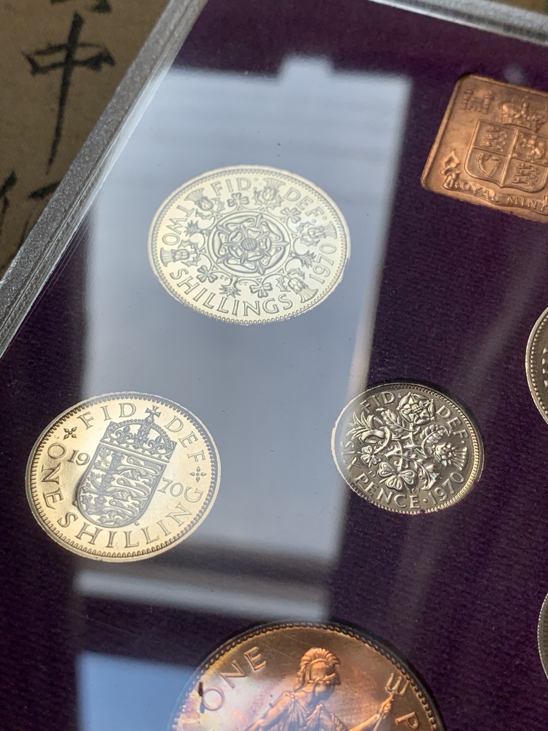 《竞宝斋》第83场-本周日，周一2场连拍（全场不限金额包邮） 1970年 英国精制套币 最后的12进制英国套币 热门上涨品种