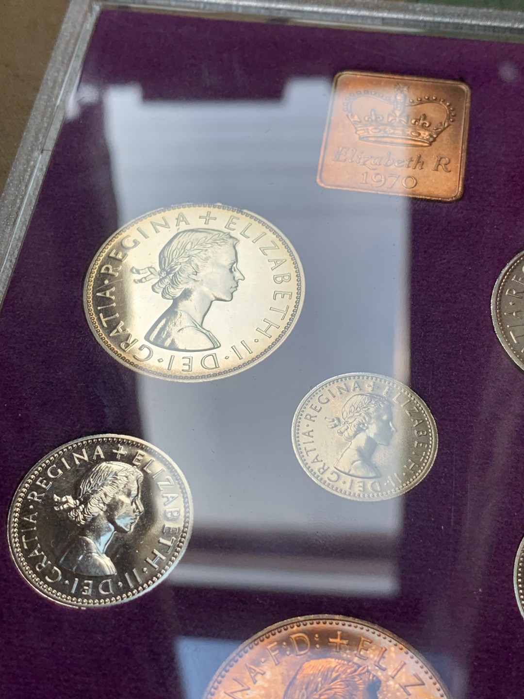 《竞宝斋》第83场-本周日，周一2场连拍（全场不限金额包邮） 1970年 英国精制套币 最后的12进制英国套币 热门上涨品种