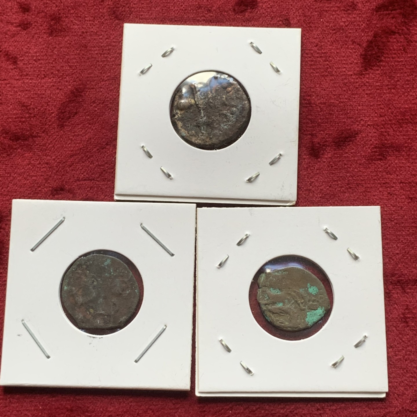 《竞宝斋》第84场-本周日，周一2场连拍（全场不限金额包邮） 罗姆苏丹国铜币2枚，贵霜铜币1枚