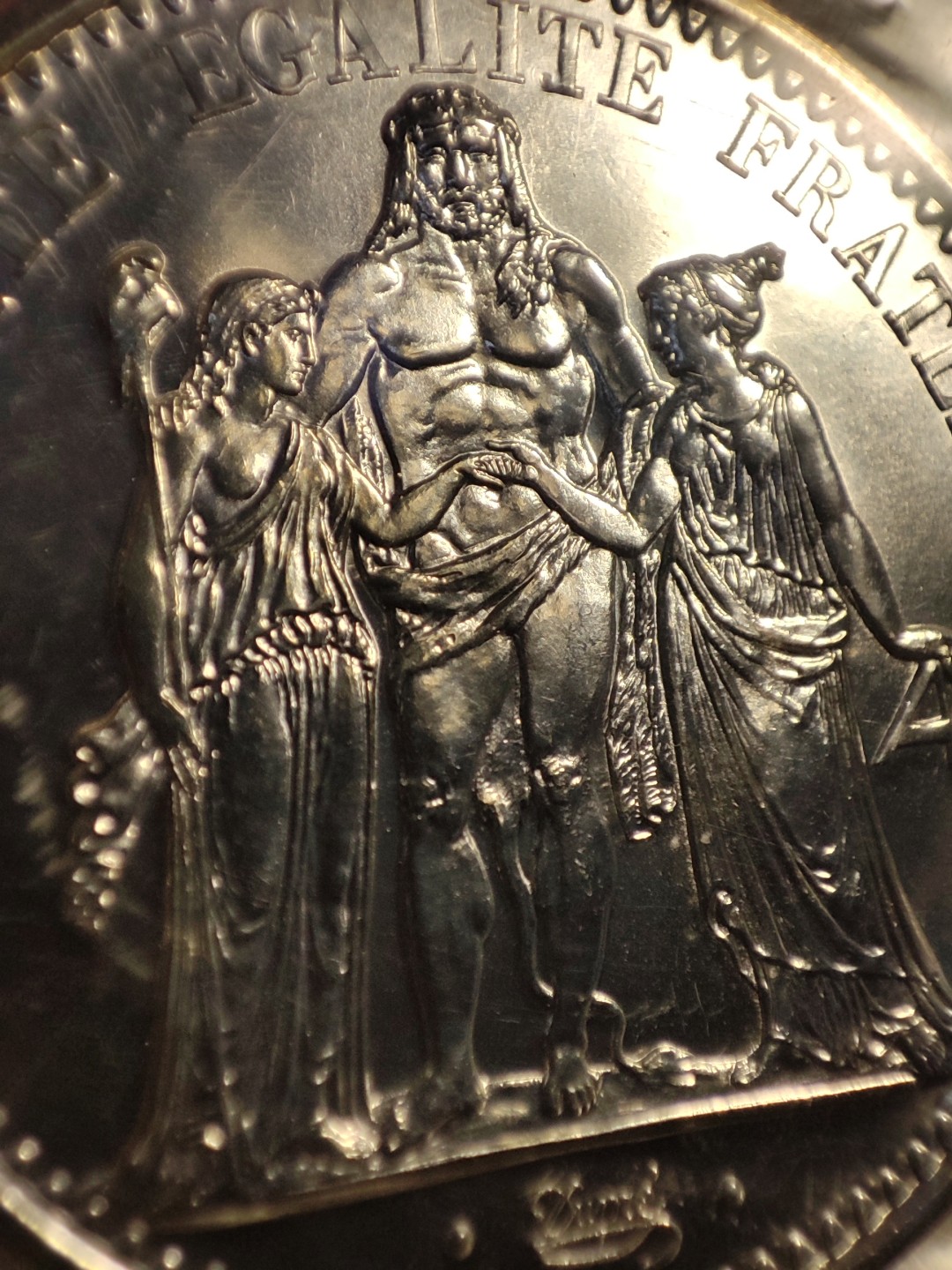 gush小明220811 1971法国原封套币含大力神银币