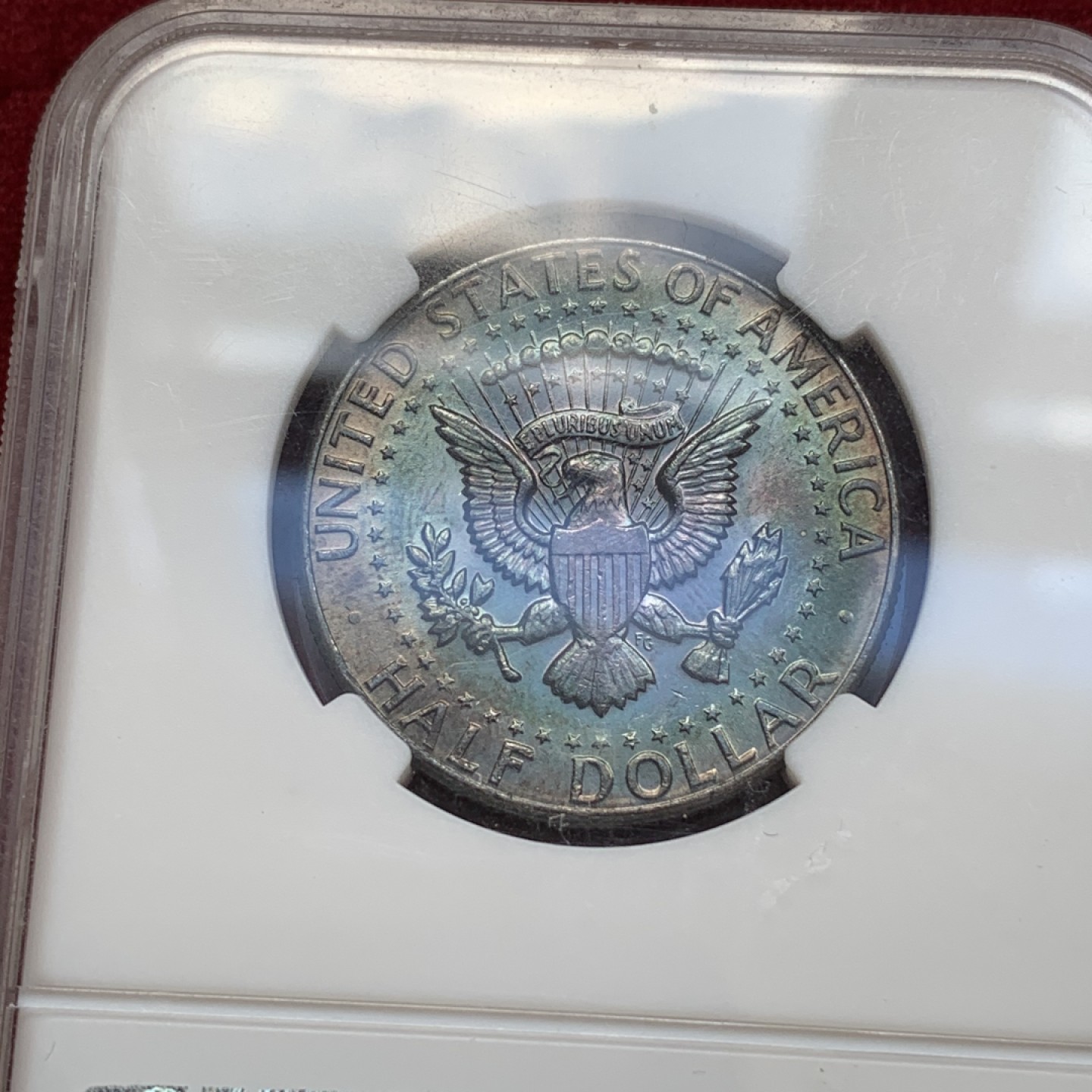 《竞宝斋》第84场-本周日，周一2场连拍（全场不限金额包邮） 美国 1964年 高银版 肯尼迪 半美元 银币+1971年半美元一枚 （买一送一的节奏）