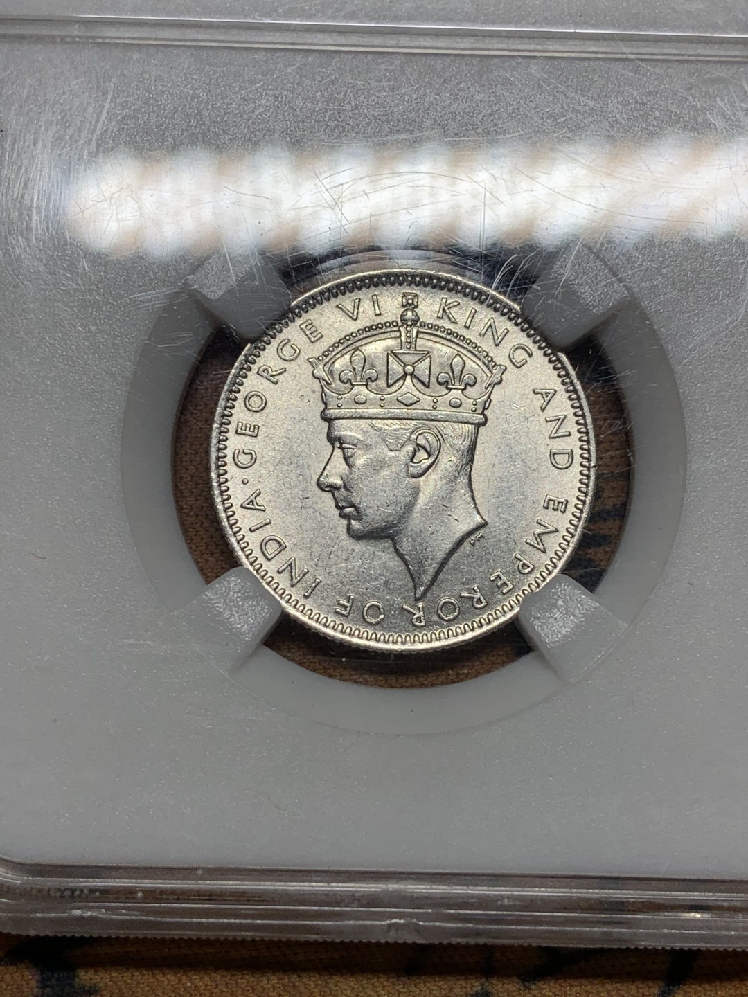 《竞宝斋》第84场-本周日，周一2场连拍（全场不限金额包邮） 保粹MS64 1939年 英属马来亚 20分 银币 原光漂亮