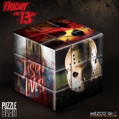 零元拍：Mezco Toyz 蚂蚁/ Puzzle Blox 3D组合益智游戏魔方：《13号星期五》杰森，全新未拆。 - 零元拍：Mezco Toyz 蚂蚁/ Puzzle Blox 3D组合益智游戏魔方：《13号星期五》杰森，全新未拆。