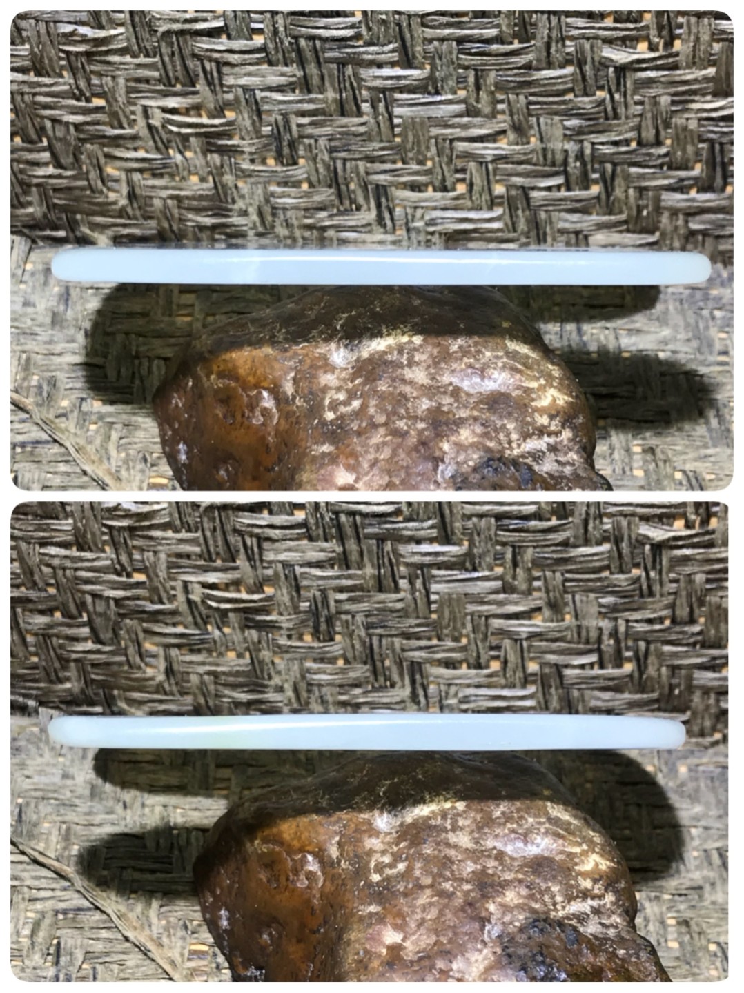天然岫玉仿古大玉牌一个，