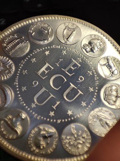 gush小明220811 法国玛丽安娜欧洲货币会议纪念银章