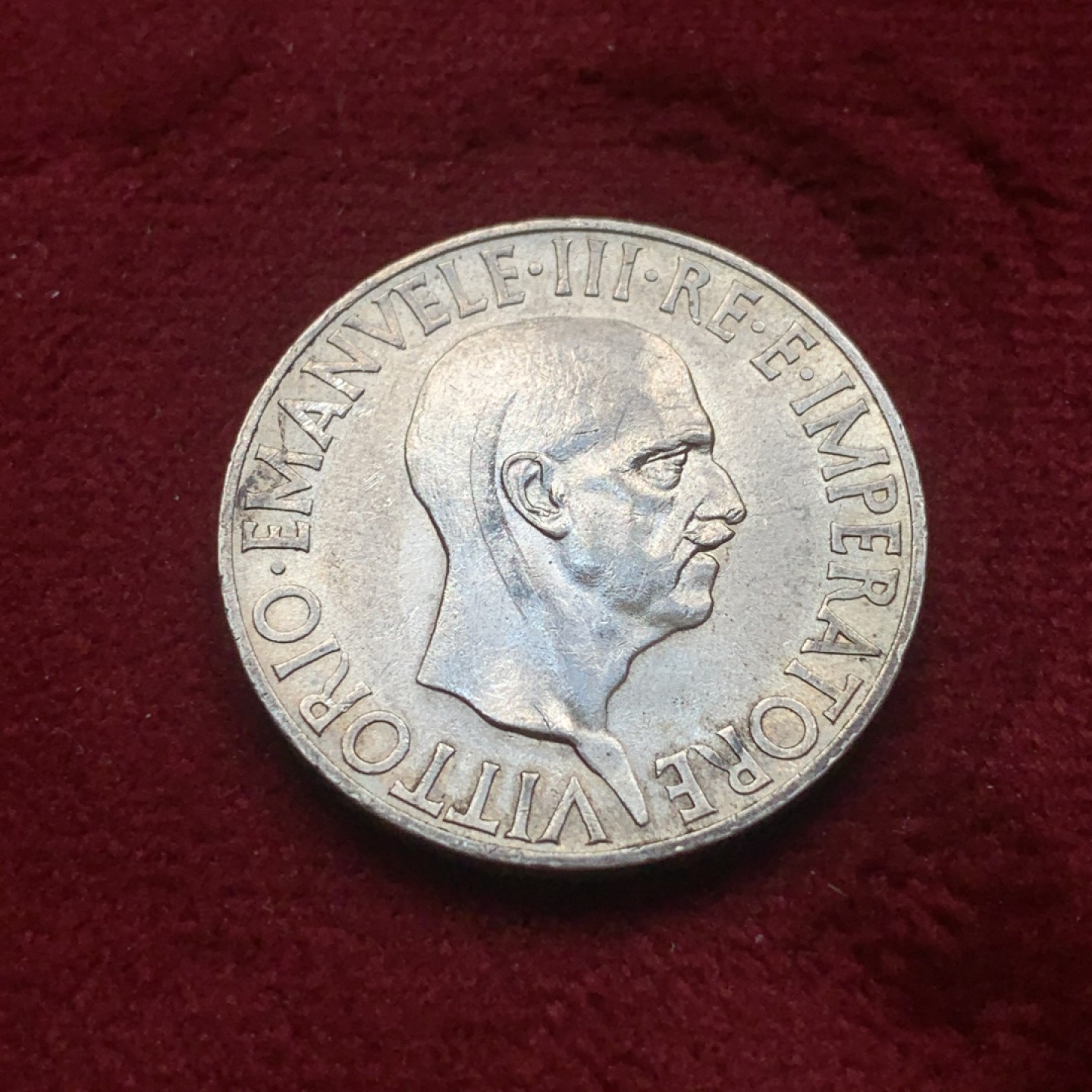 《竞宝斋》第84场-本周日，周一2场连拍（全场不限金额包邮） 意大利1936年 10里拉美女银币 原光好品 可以自己送评