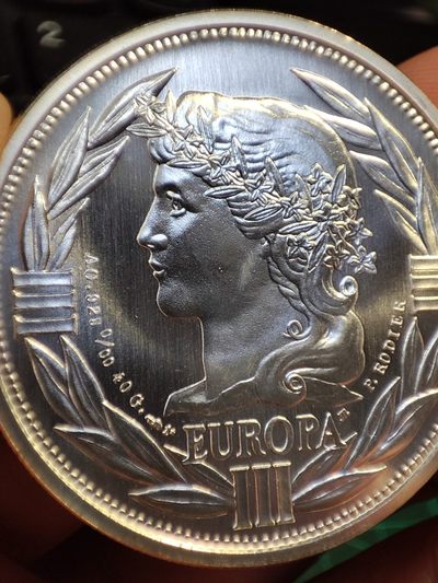 gush小明220811 法国玛丽安娜欧洲货币会议纪念银章