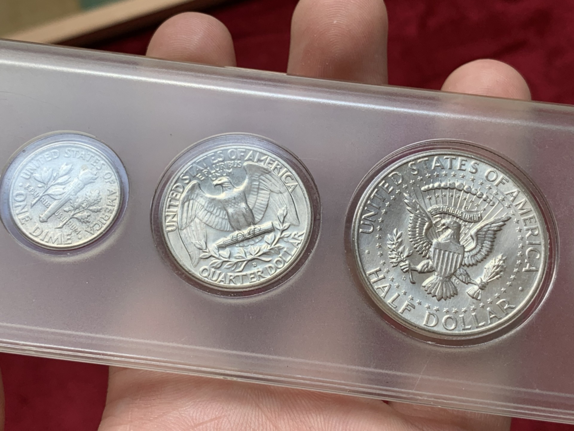 《竞宝斋》第84场-本周日，周一2场连拍（全场不限金额包邮） 美国早期6枚套币 含4枚高值银币 和平银币为1927年s版（特年） 